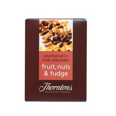 Unbranded Milk Chocolate smothered Fruit, Nuts and Fudge