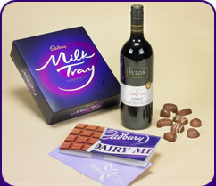 Unbranded Milk Tray and Wine