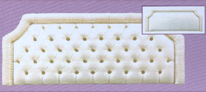 The Millbrook hand pleated headboard Collection of