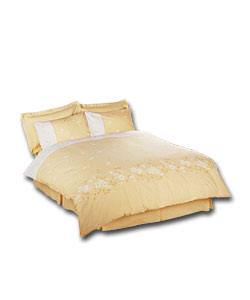 Mimi King Size Duvet Cover Set - Gold