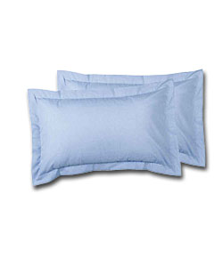 Mimi Oxford Pillowcase - Blue