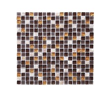 Unbranded Mineral Gold/Brown Mosaic