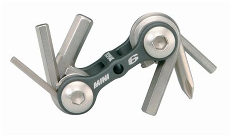 One piece ultra-light folding tool. with 6 functions folding to micro size. Opening all tools