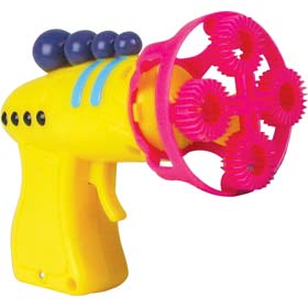 It may only be small but it is incredibly effective. The fan blasts out four streams of bubbles