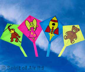 Small kites look great in small hands  they really fly well and look sensational darting across the 