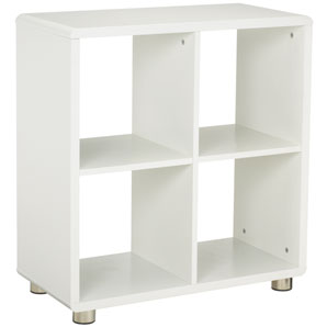 Unbranded Mini Malibu Bookcase, White