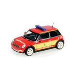 Minichamps has announced a 1/43 replica of the Mini One used in the Munich Fire Brigade.