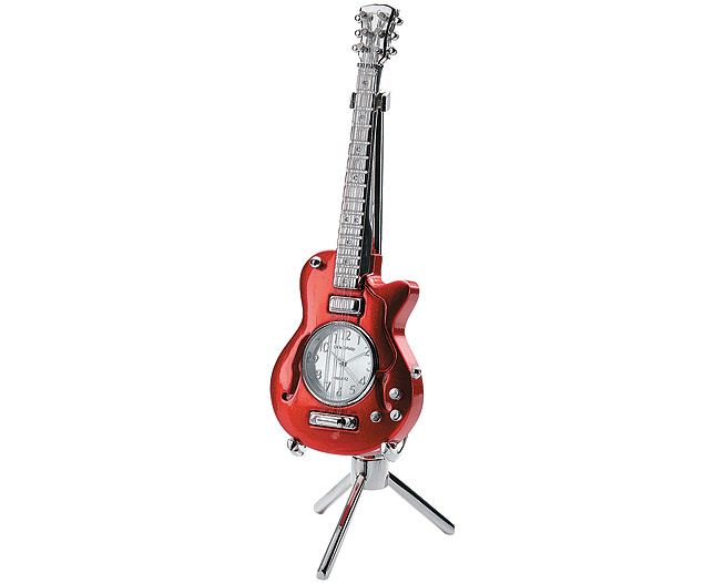 Unbranded Miniature Music Clock, Guitar