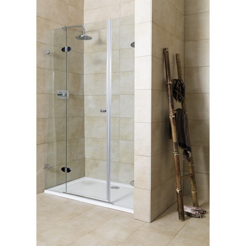 Unbranded Mirabella Frameless Shower Door 100A Left (Adj.