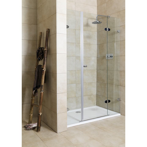 Unbranded Mirabella Frameless Shower Door 100A Right (Adj.