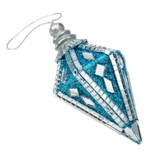 Mirror Aqua Finials