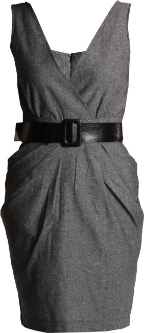 Unbranded Misa cross dyed belted dress