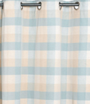 Unbranded MITFORD CHECK READY MADE CURTAINS