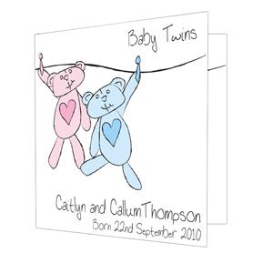 Unbranded Mixed Twins Wash Line Card