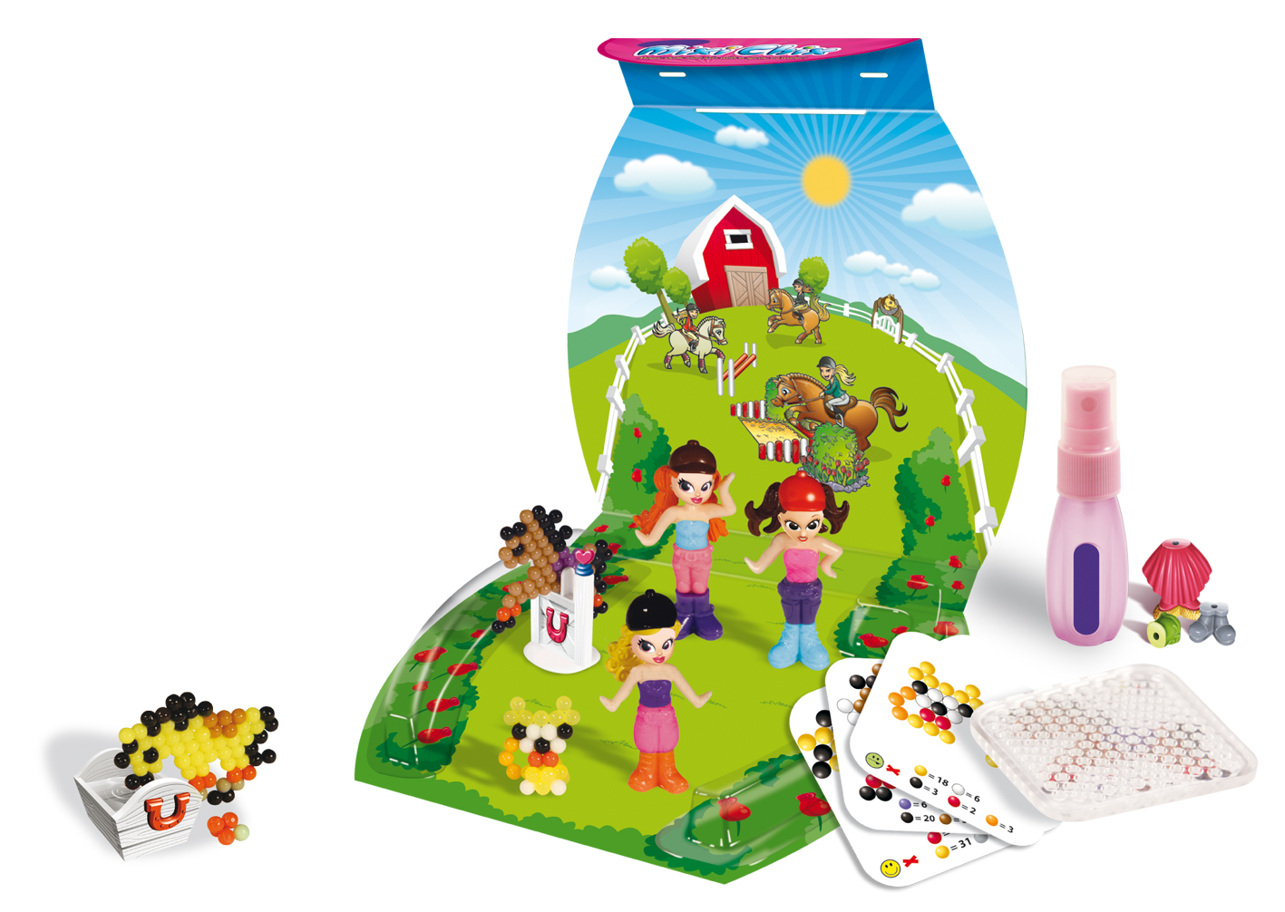 Unbranded Mixi Chix Create and Display - Pony Club