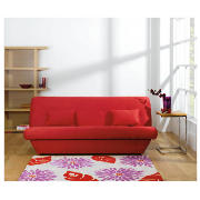 Unbranded Miyagi Fabric Clic Clac Sofa Bed, Scarlet
