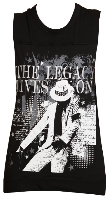 Unbranded MJ Capped Sleeved Side Split T-Shirt