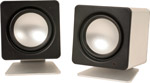 · Digital stereo portable speaker system for laptops  mobile phones  iPods  CD players  PDAs or wal