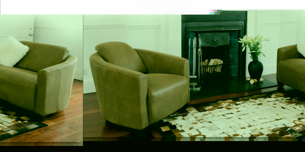 Unbranded Mocha Armchair x 2 and 1 Seater Sofa in Mid-tan