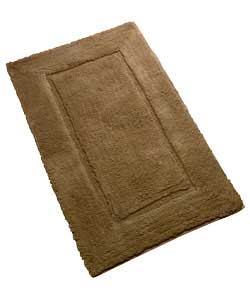 Mocha Plain Dye 2250 GSM Tufted Bath Mat