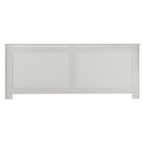 Modern Radiator Cabinet - White Lacquered Extra Large Size 2230x900mm