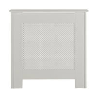 Modern Radiator Cabinet - White Lacquered Mini Size 770x815mm