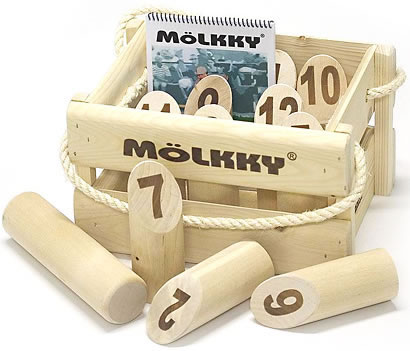 Unbranded Molkky Skittles Game