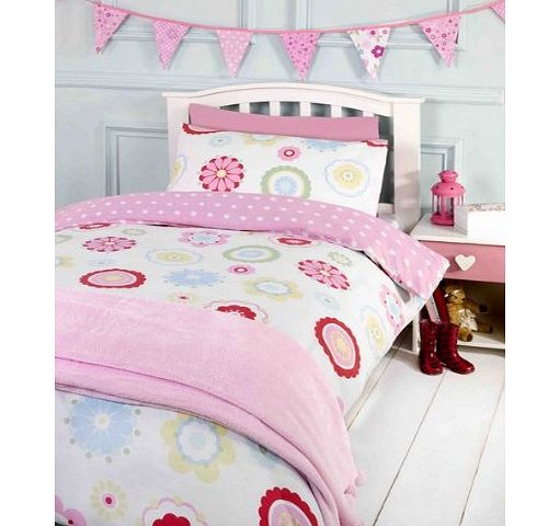 Unbranded Mollie Flowers Single Duvet Cover and Pillowcase