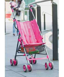 Key features:Two position seat.Swivel wheels.Carry strap.Suitable from 3 months to 3 years