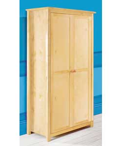 Size (H)190.5, (W)94, (D)56cm. Contemporary design of solid birch and birch veneer.Solid birch handl