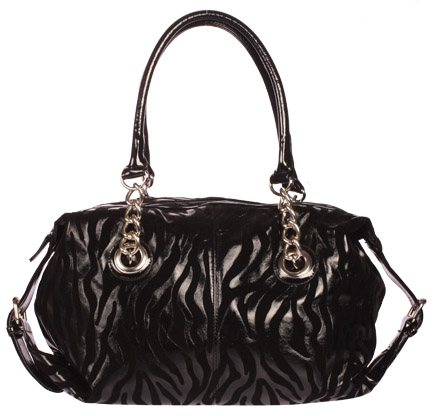 Unbranded Molly zebra chain shopper bag