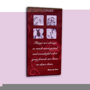 Unbranded Moments Long Friends Four Picture Photo Frame