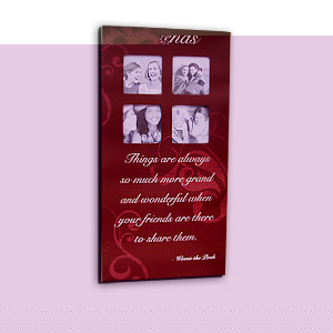 Unbranded Moments Long Friends Four Picture Photo Frame