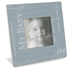 Unbranded Moments Rustic Baby Boy Photo Frame