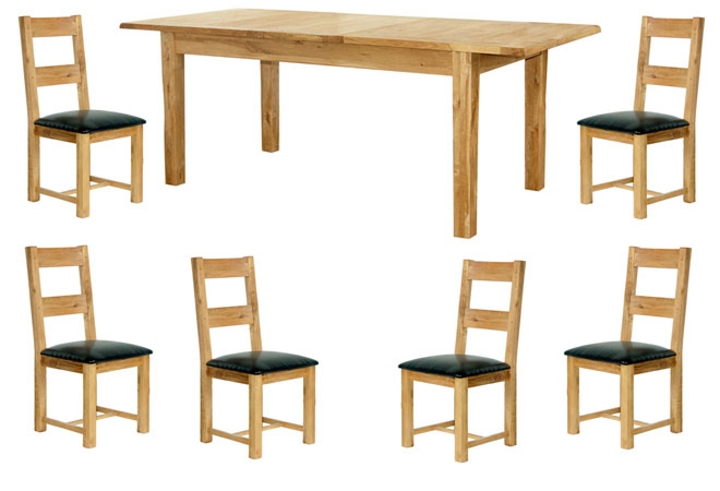 Unbranded Mon Chique Extending Dining Table and 6 or 8 Mon