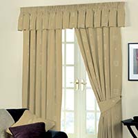 Mondrian Pelmet Gold 155 to 206cm