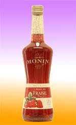 MONIN - Fraise Liqueur (Strawberry) 70cl Bottle