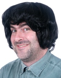 Unbranded Monk Pate Wig Black