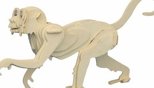 Unbranded Monkey - Woodcraft Construction Kit- Quay