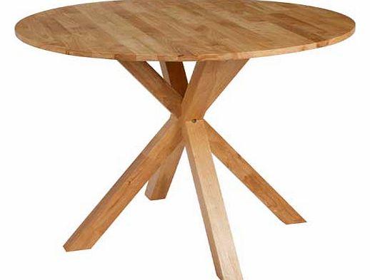 Unbranded Montego Round Dining Table and 4 Cream Midback