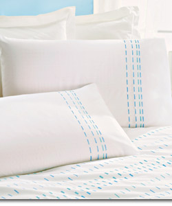 Montreal Double Duvet Cover Set - Aqua
