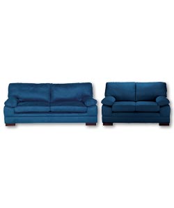 Sumptuous sofas in a modern design. 100% polyester