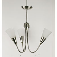 Monza Three Arm Pendant Chrome