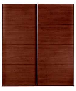 Unbranded Monza Wide 2 Door Wardrobe - Chocolate