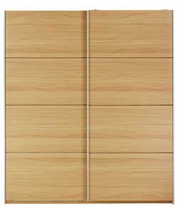 Unbranded Monza Wide 2 Door Wardrobe - Oak