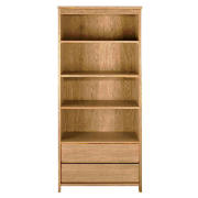 Unbranded Monzora 2 drawer 4 shelf Bookcase, Oak Effect