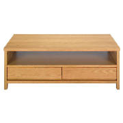 Unbranded Monzora 2 drawer Coffee Table, Oak Effect