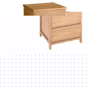 Unbranded Monzora 5 drawer chest, Oak