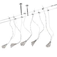 Moray Low Voltage 5 Light Cable System Chrome Plated