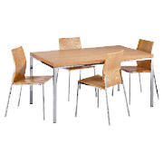 Unbranded Morino 6 Seat Dining Table, Oak Finish